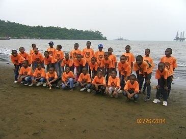 Form one students, 2014 batch at the atlantic coast limbe2.JPG